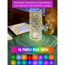MODERN UZAKTAN KUMANDALI ÇOK RENKLİ DEKORATİF LAMBA
