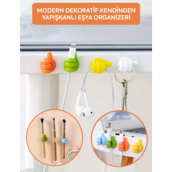 10lu SET MODERN DEKORATİF KENDİNDEN YAPIŞKANLI EŞYA ORGANİZERİ