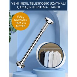 YENİ NESİL TELESKOBİK UZATMALI ÇAMAŞIR KURUTMA STANDI